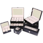 Black PU Leather Watch Storage Box  3 slot / 6 slot / 10 slot / 12 slot available