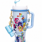 Premium 40oz Stainless Steel Insulated Tumbler with Handle, Straw & Cute Accessories | 1.18L Travel Cup