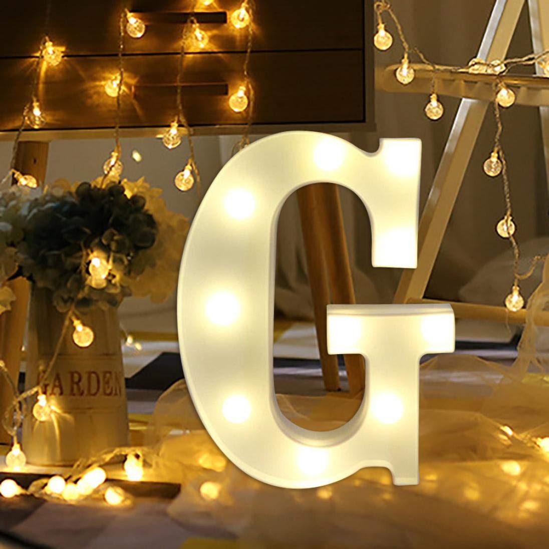 LED Alphabet Led letterA TO Z Light Up Marquee Letters for Night Light Wedding Birthday Party (1 Piece )