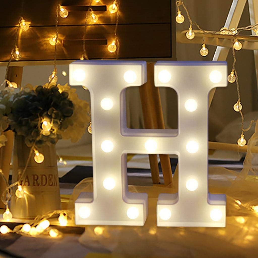 LED Alphabet Led letterA TO Z Light Up Marquee Letters for Night Light Wedding Birthday Party (1 Piece )