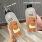 2 IN 1 We Bare Bears Reusable Water Bottle with Straw & 2 Caps 1000ML