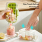One-Touch Cold Drink Dispenser with Tap  Fruit Infuser | with straw