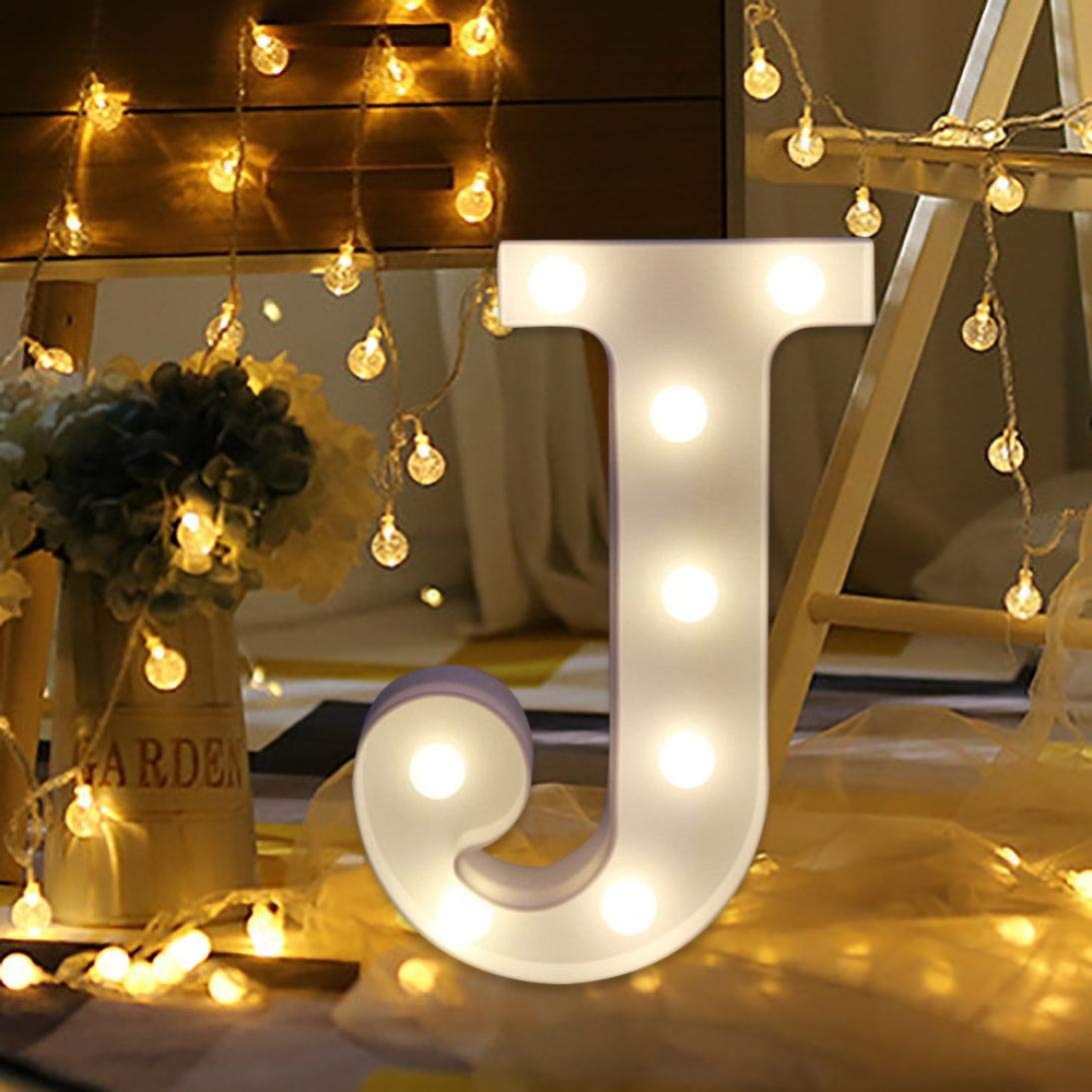 LED Alphabet Led letterA TO Z Light Up Marquee Letters for Night Light Wedding Birthday Party (1 Piece )