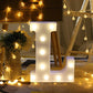LED Alphabet Led letterA TO Z Light Up Marquee Letters for Night Light Wedding Birthday Party (1 Piece )