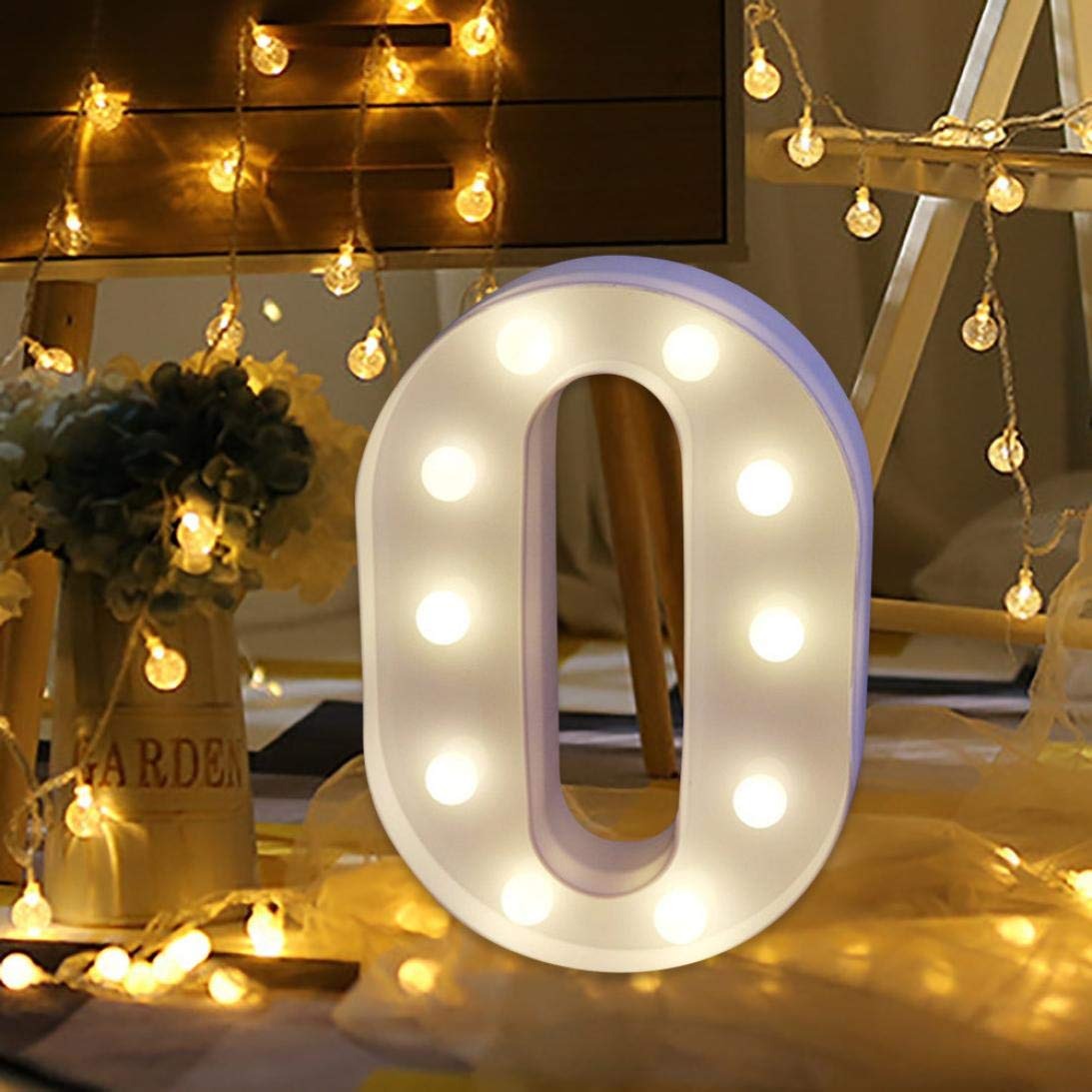 LED Alphabet Led letterA TO Z Light Up Marquee Letters for Night Light Wedding Birthday Party (1 Piece )
