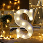 LED Alphabet Led letterA TO Z Light Up Marquee Letters for Night Light Wedding Birthday Party (1 Piece )