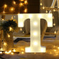 LED Alphabet Led letterA TO Z Light Up Marquee Letters for Night Light Wedding Birthday Party (1 Piece )