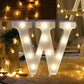 LED Alphabet Led letterA TO Z Light Up Marquee Letters for Night Light Wedding Birthday Party (1 Piece )