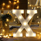 LED Alphabet Led letterA TO Z Light Up Marquee Letters for Night Light Wedding Birthday Party (1 Piece )